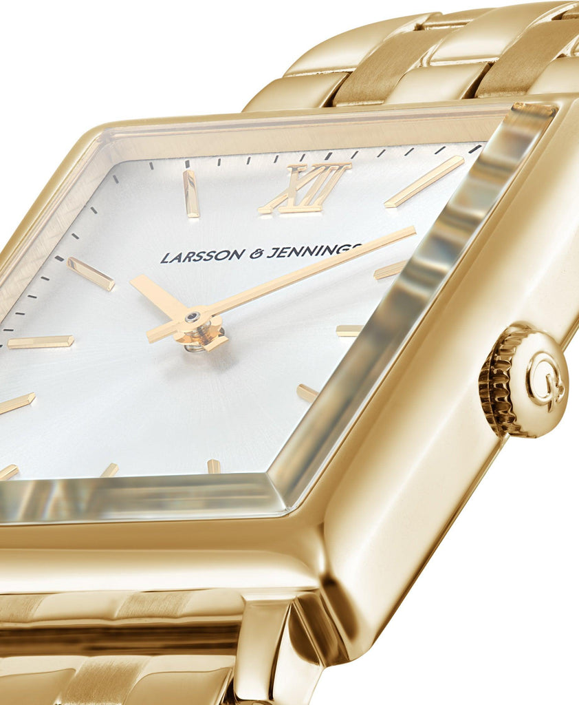 Boyfriend Elevate Gold White 40mm - Larsson & Jennings | Official Store