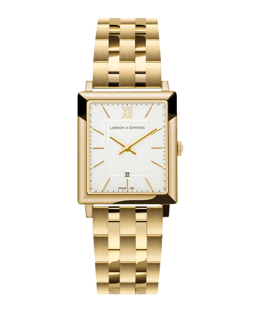 Boyfriend Classic Gold White 40mm - Larsson & Jennings | Official Store