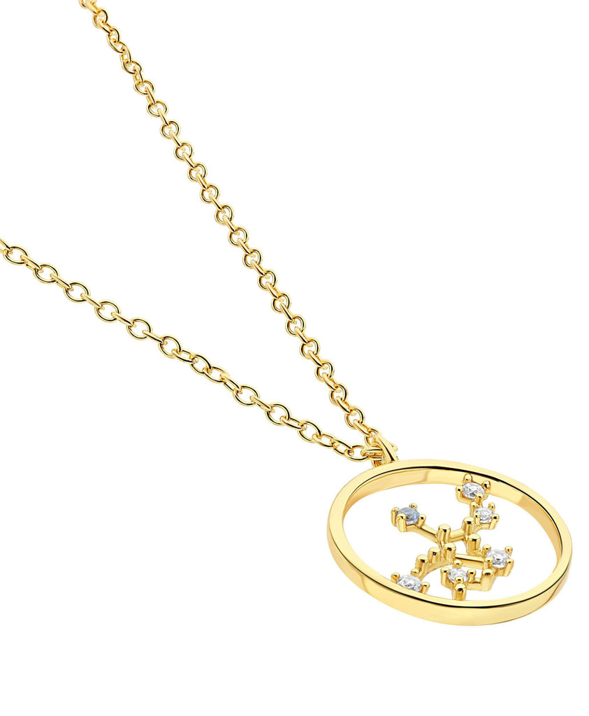 Zodiac Necklace Virgo 18ct Gold Plated - Larsson & Jennings | Official Store