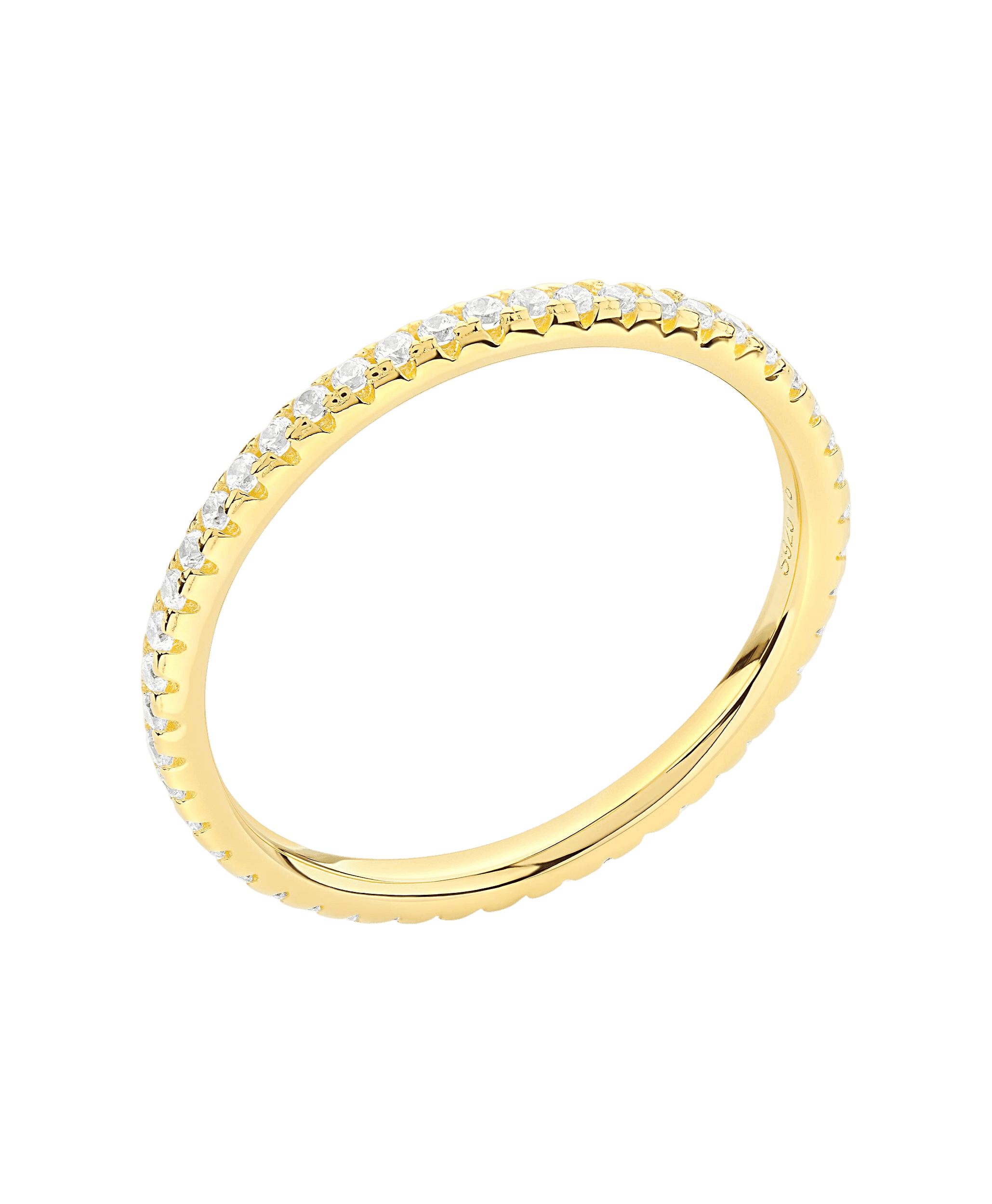 Mila Ring White 18ct Gold Plated - Larsson & Jennings | Official Store