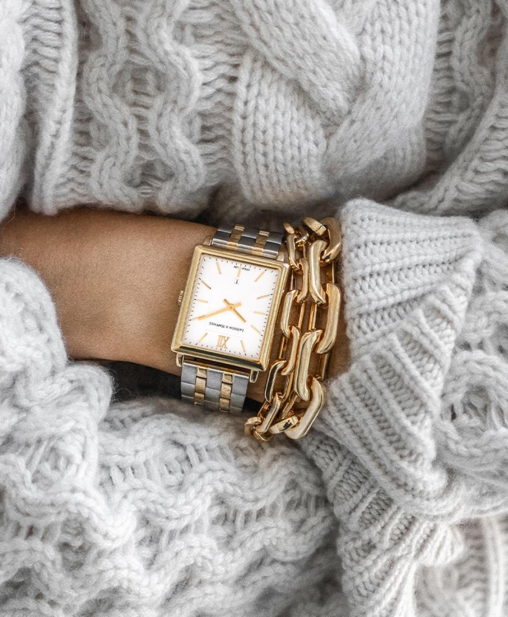 Boyfriend Classic Mixed Rose Gold 40mm - Larsson & Jennings | Official Store