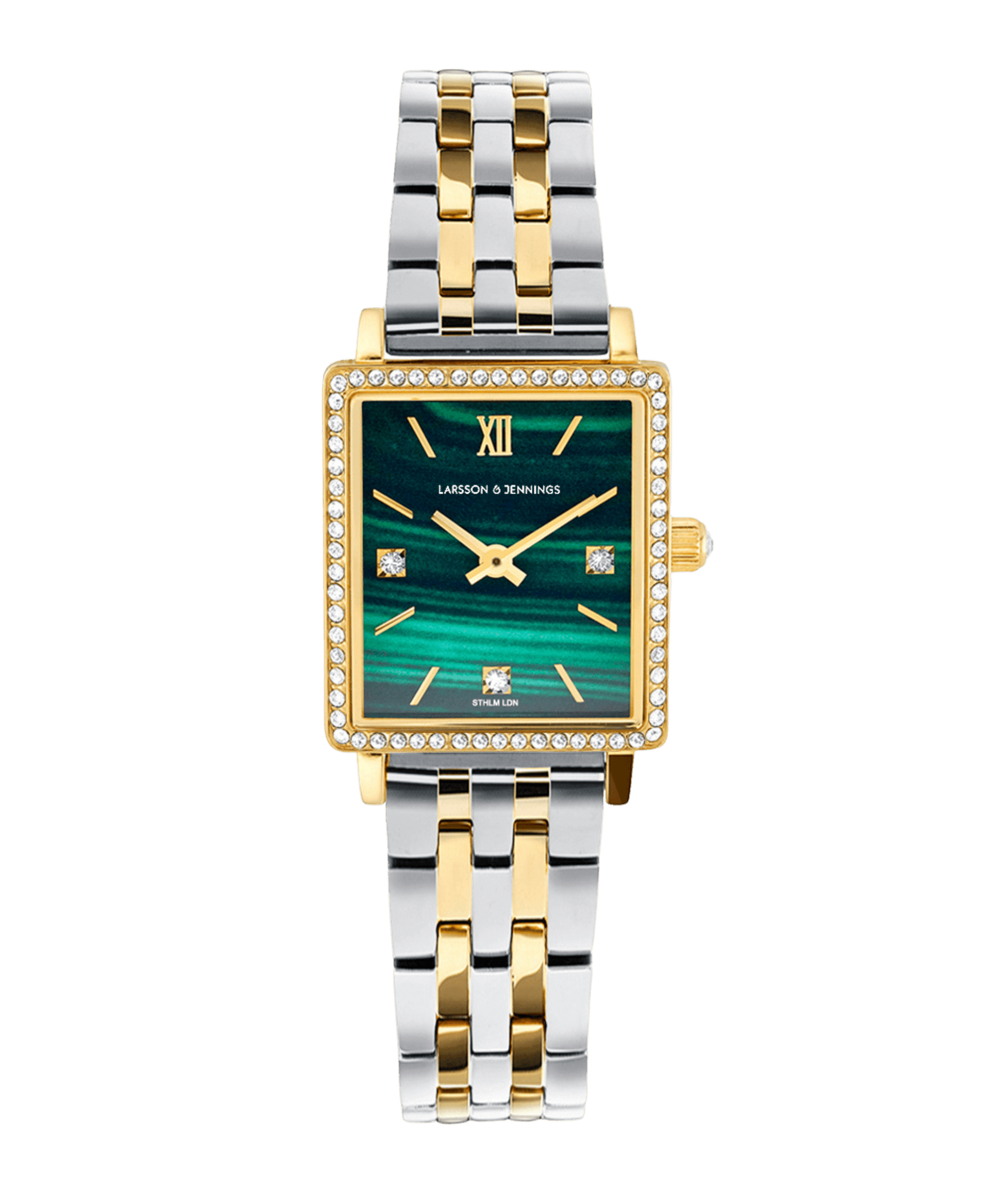 Boyfriend Mini Lumous Mixed Gold Green 31mm – Larsson & Jennings Boyfriend Mini Lumous Mixed Gold Green 31mm – Larsson & Jennings