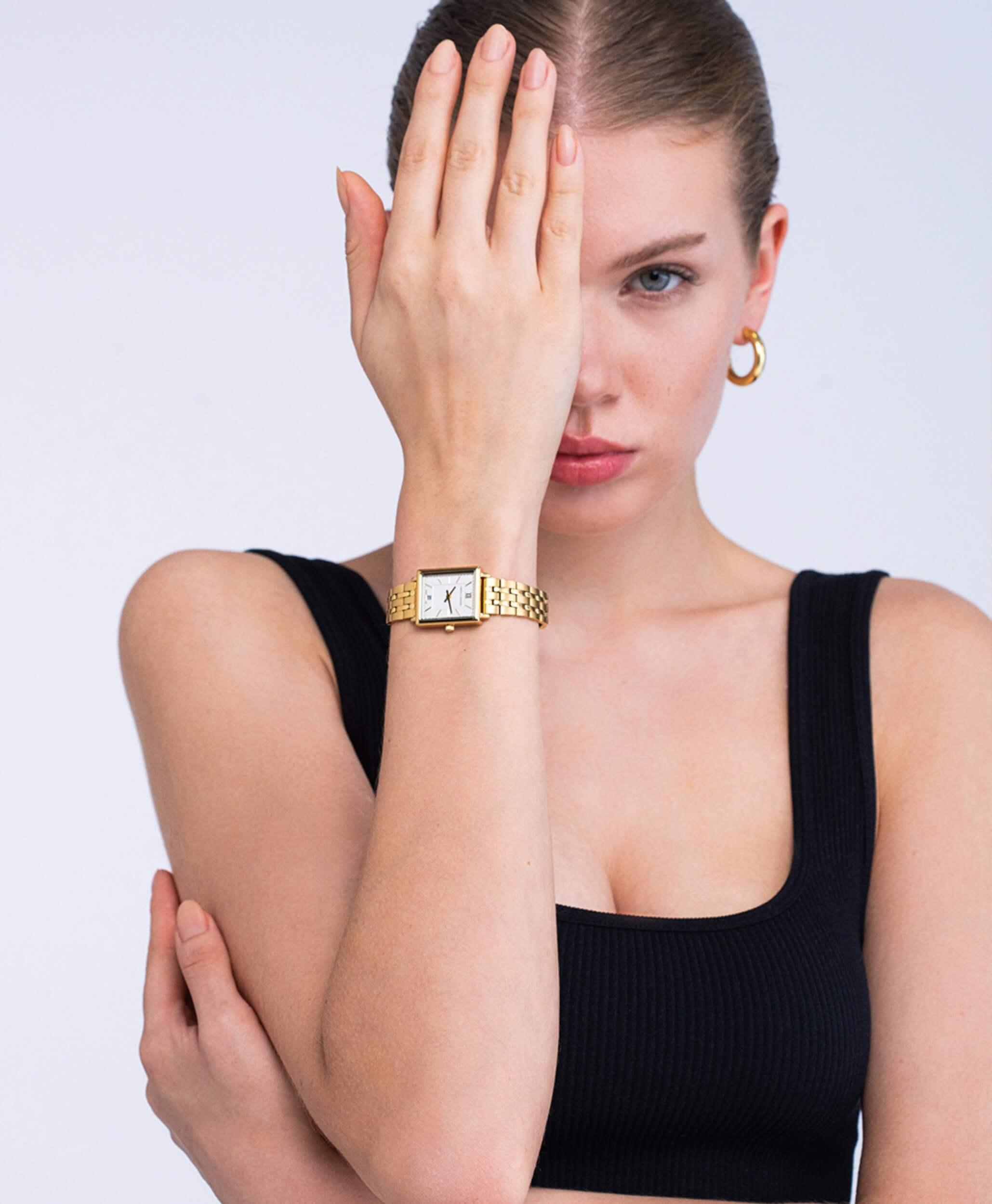 Boyfriend Mini Classic Gold White 31mm – Larsson & Jennings