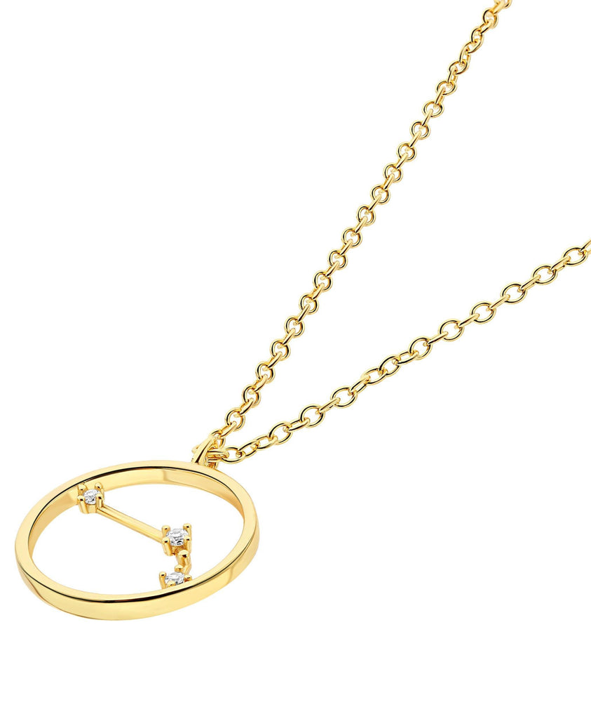 Zodiac Necklace Aries 18ct Gold Plated - Larsson & Jennings | Official Store