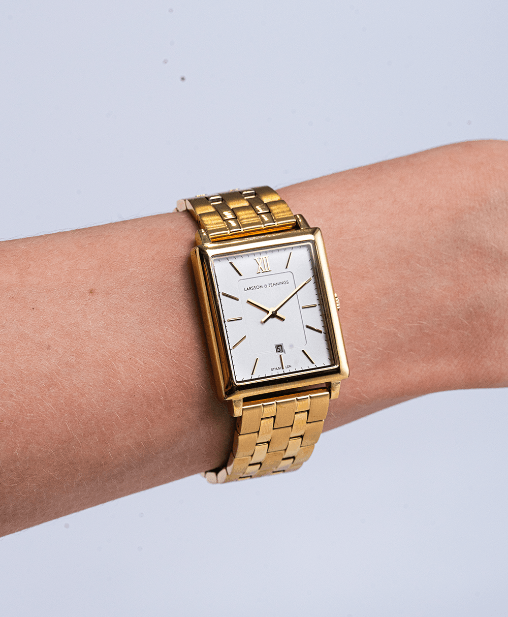 Boyfriend Classic Gold White 40mm-4