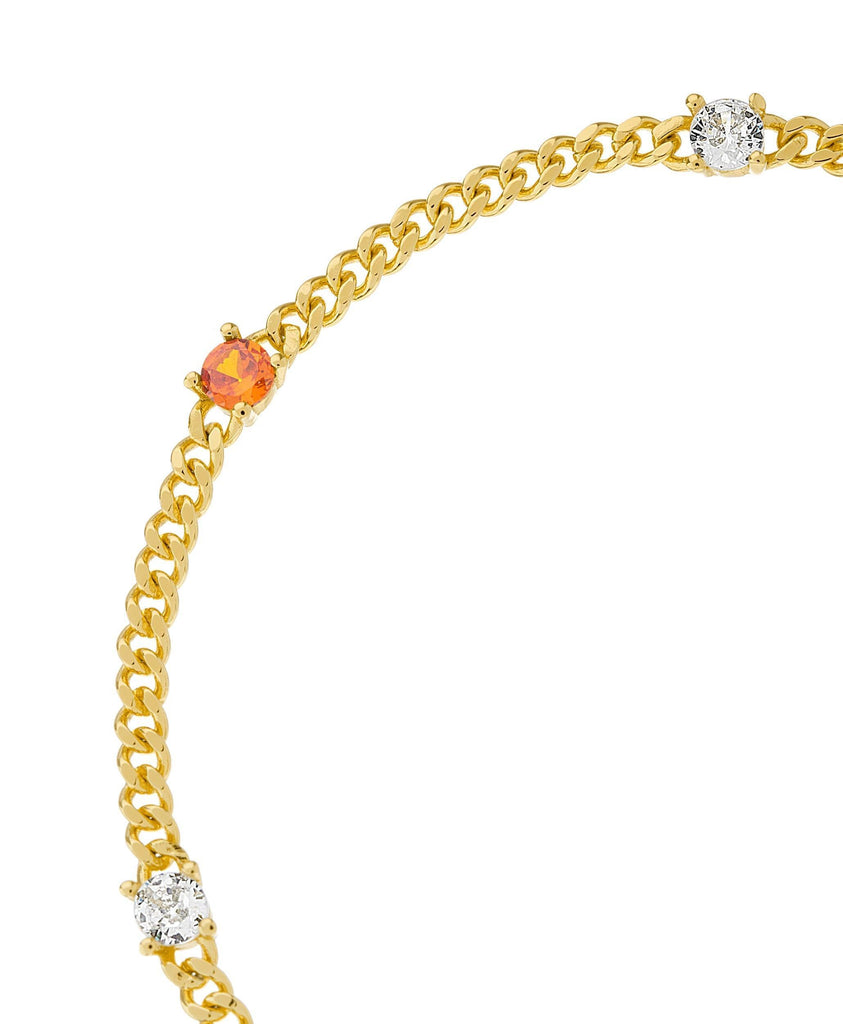 Birthstone Bracelet November 18ct Gold Plated - Larsson & Jennings | Official Store