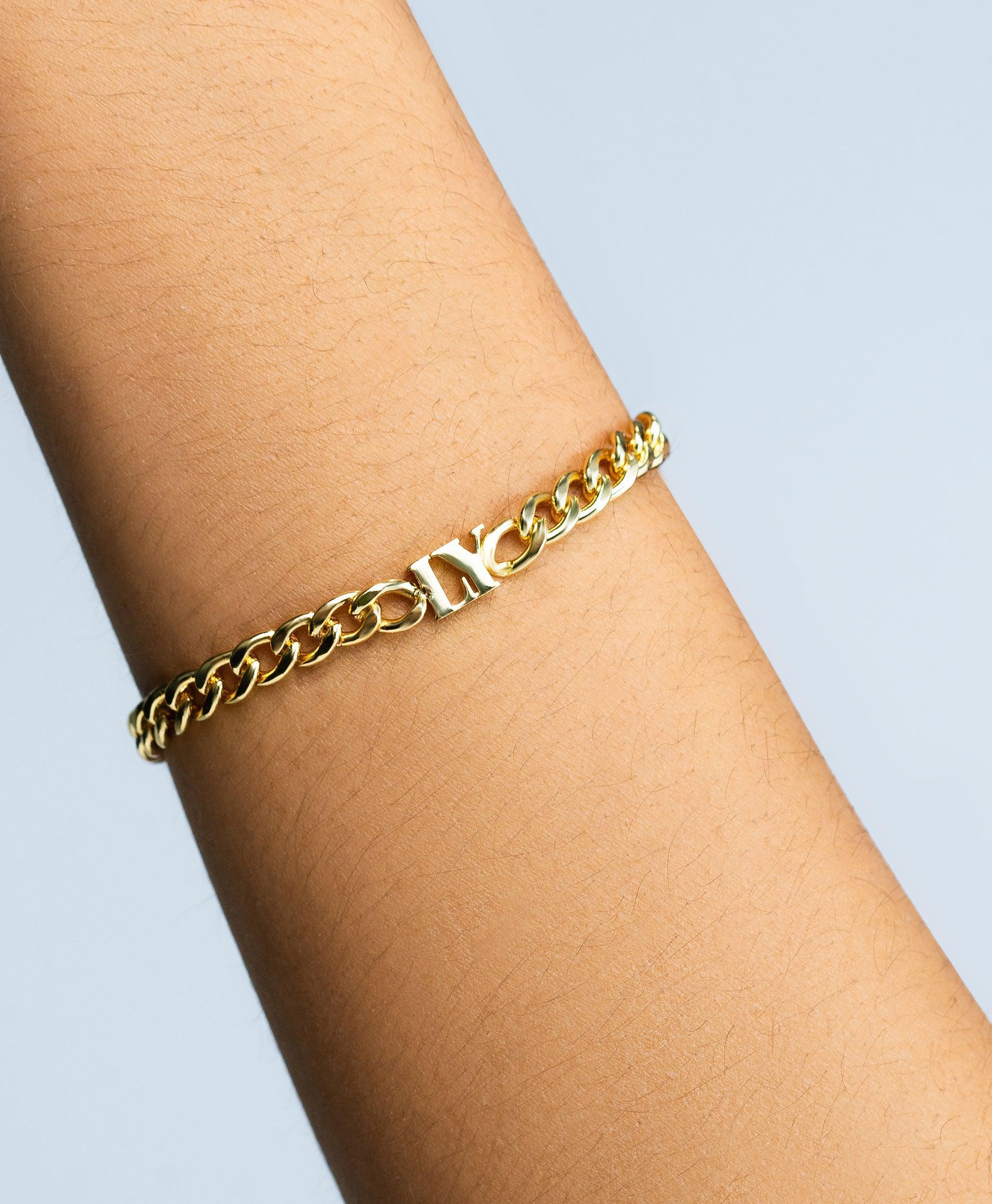 RUIFIER ABC's Bracelet - N N / 18ct Yellow Gold Vermeil / Black