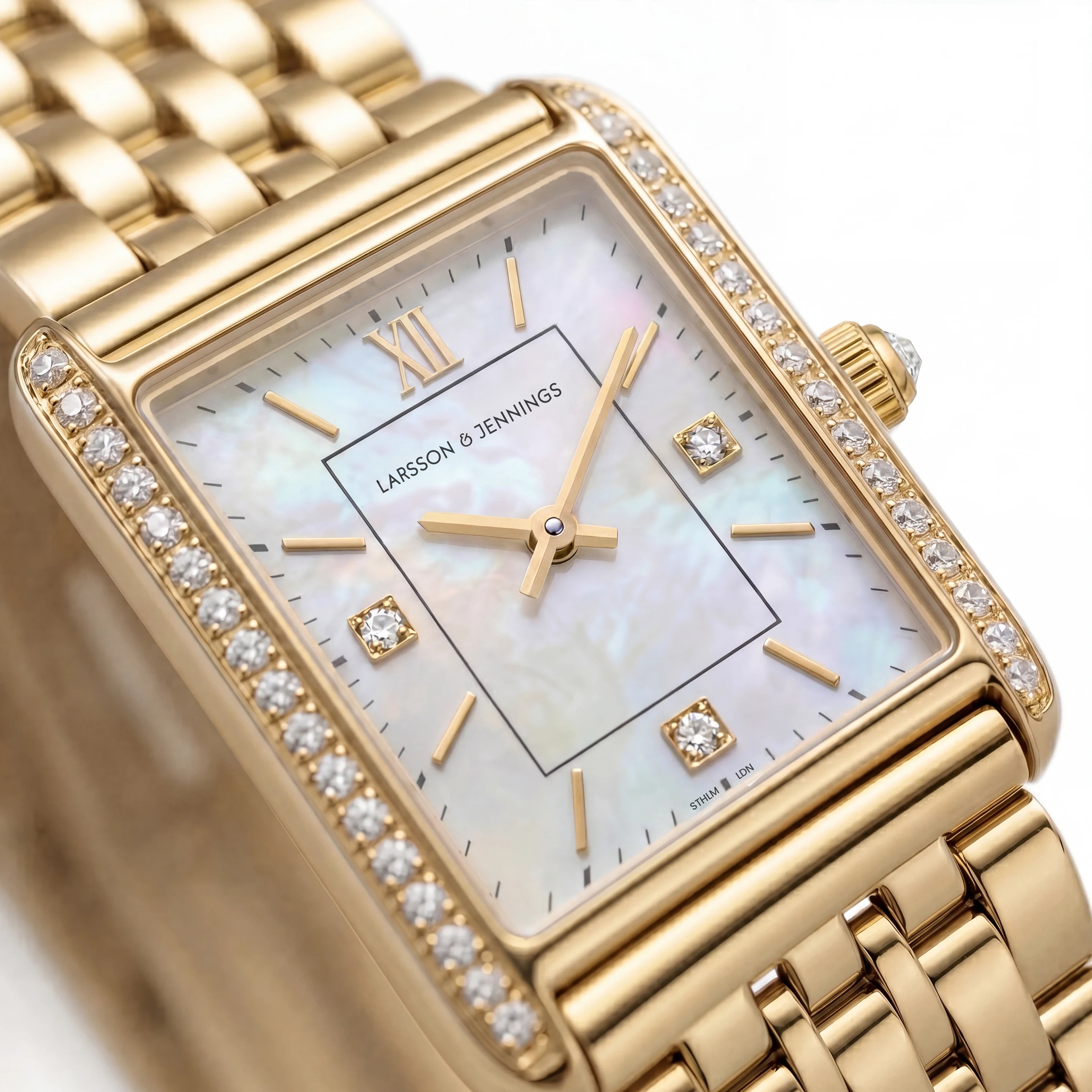 Boyfriend Carré Luxe Gold 31mm-4