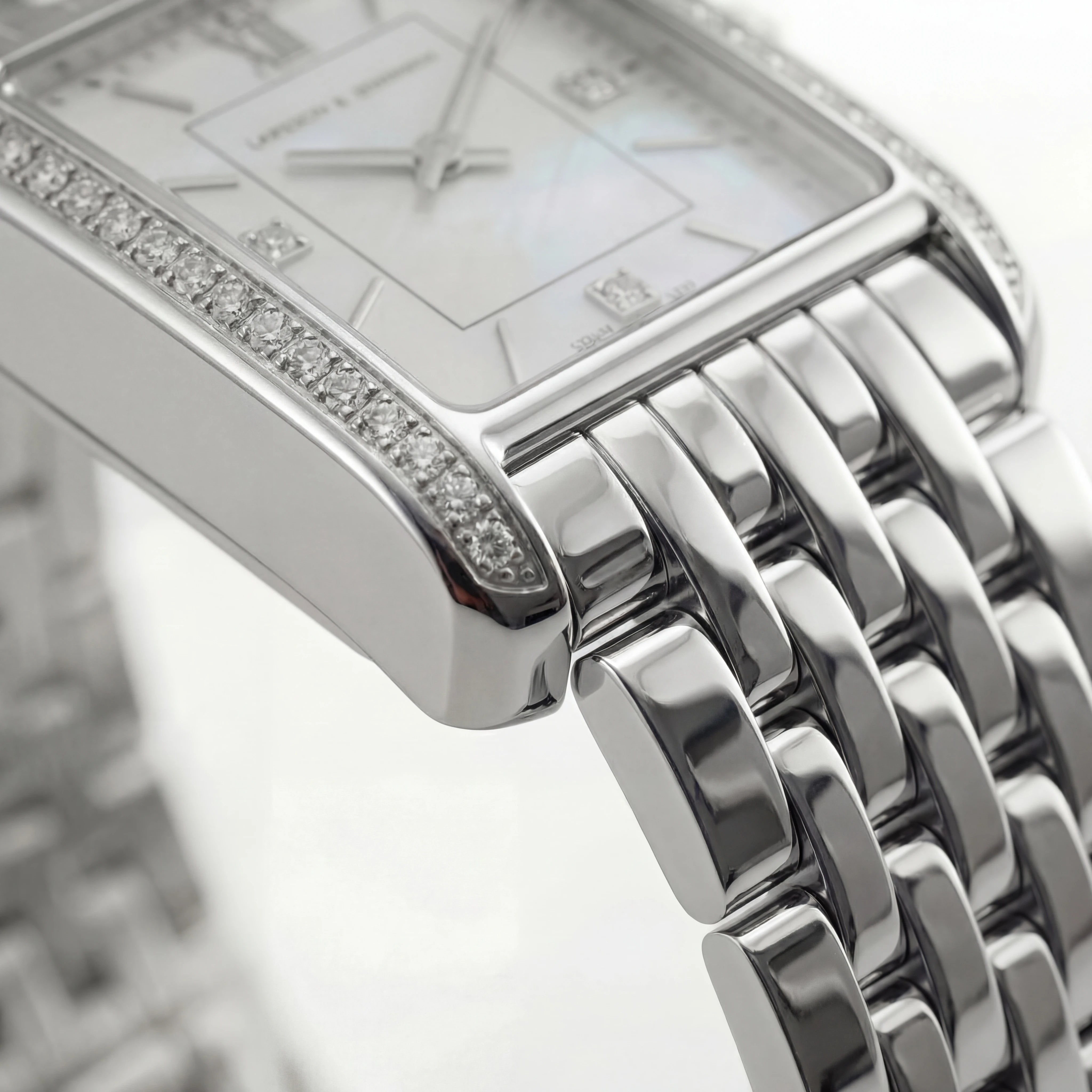 Boyfriend Carré Luxe Silver 31mm-7