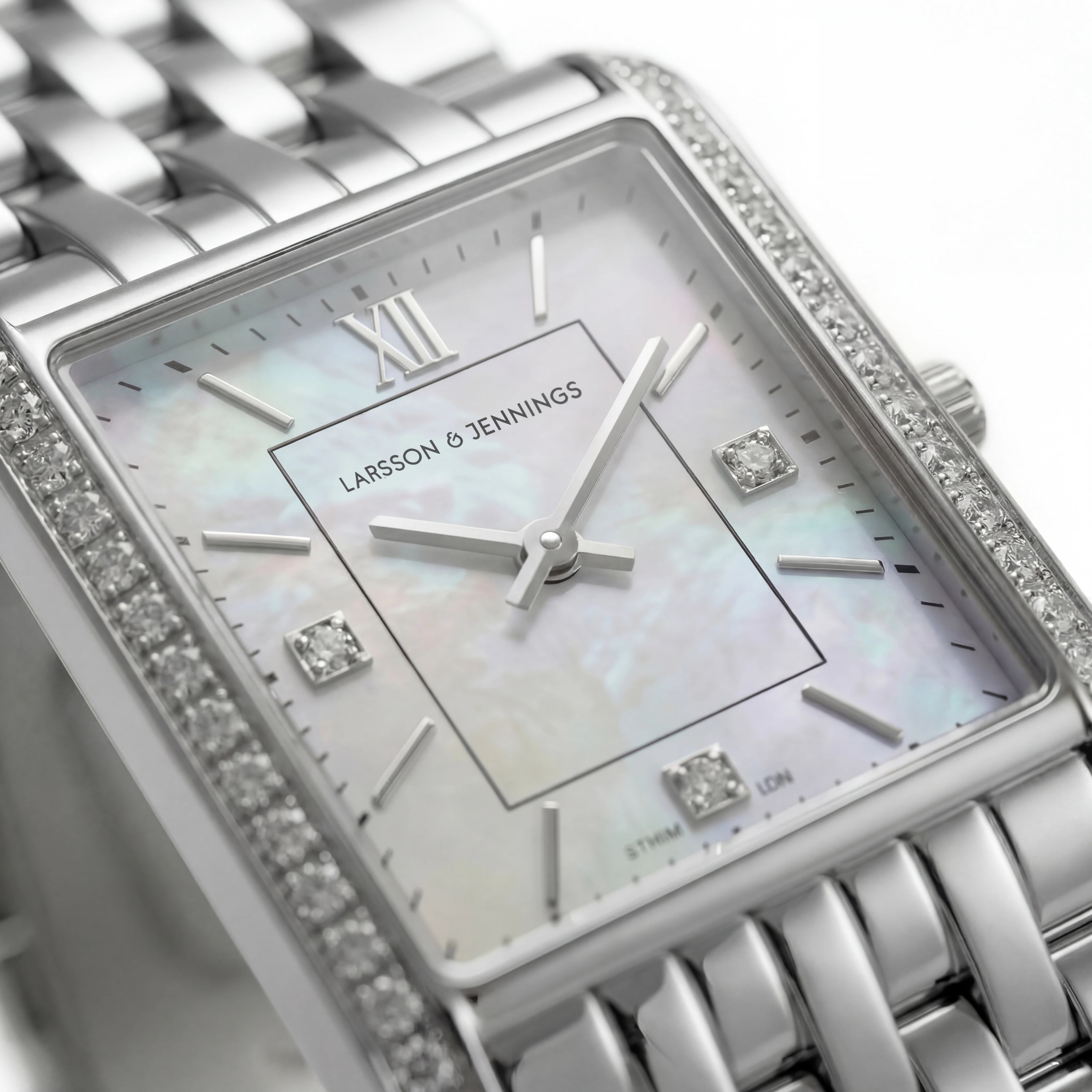 Boyfriend Carré Luxe Silver 31mm-5