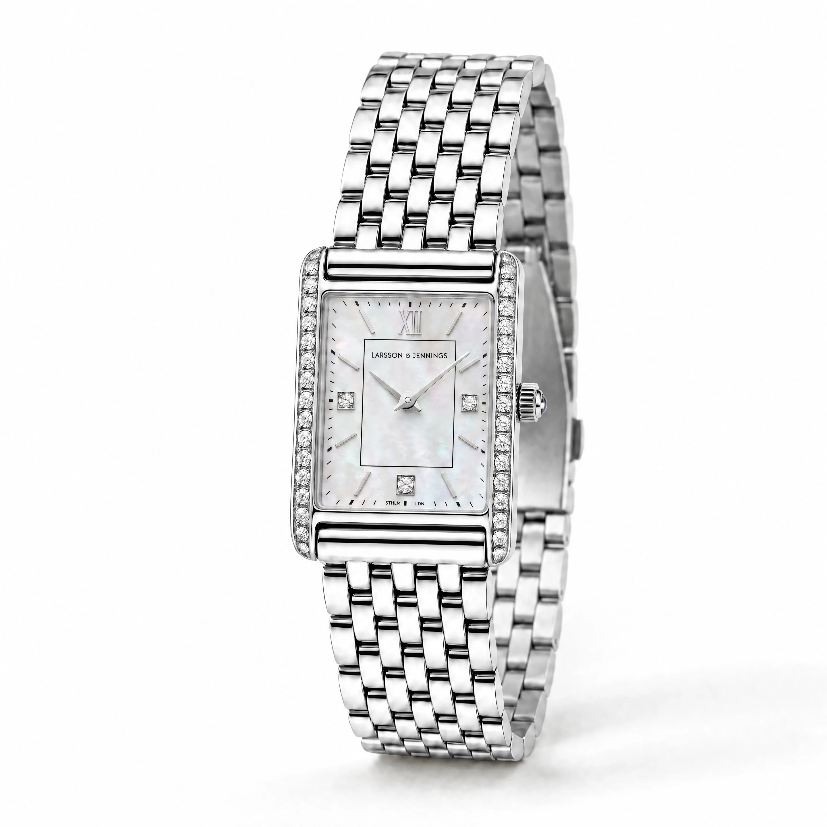 Boyfriend Carré Luxe Silver 31mm