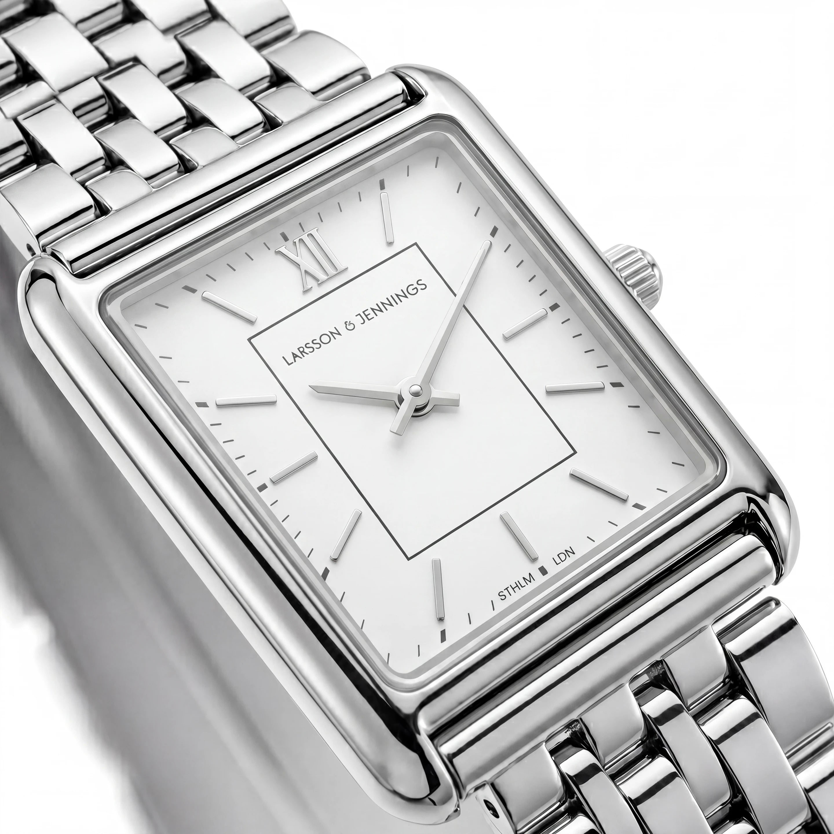 Boyfriend Carré Silver 31mm-4
