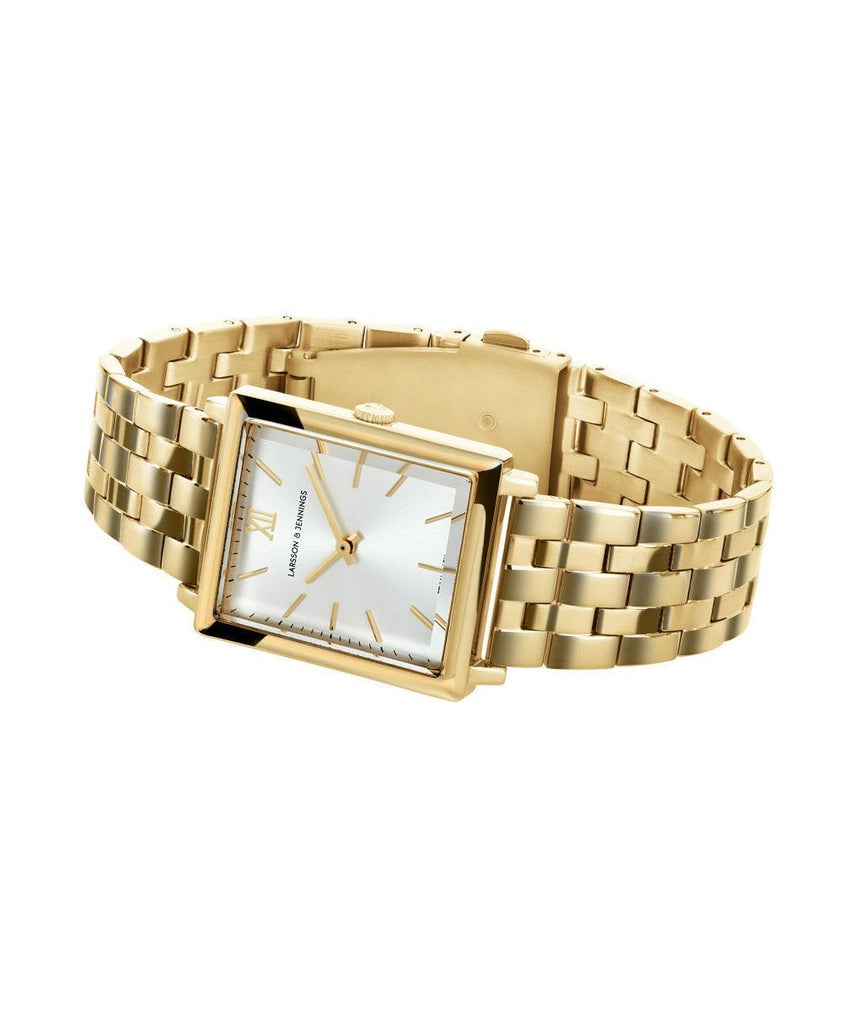 Boyfriend Elevate Gold White 40mm - Larsson & Jennings | Official Store