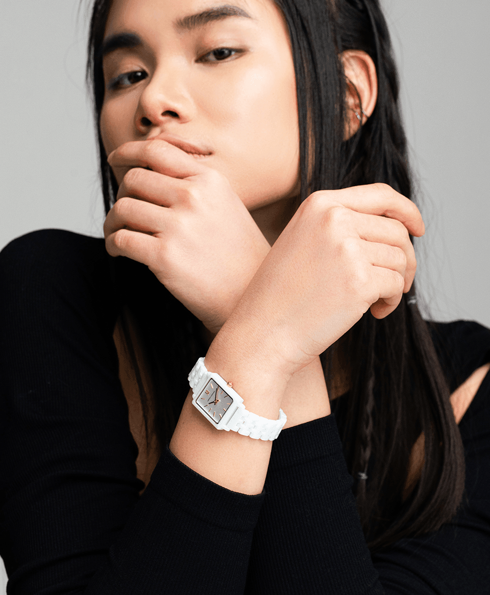 Boyfriend Mini Áine White Gold 33mm