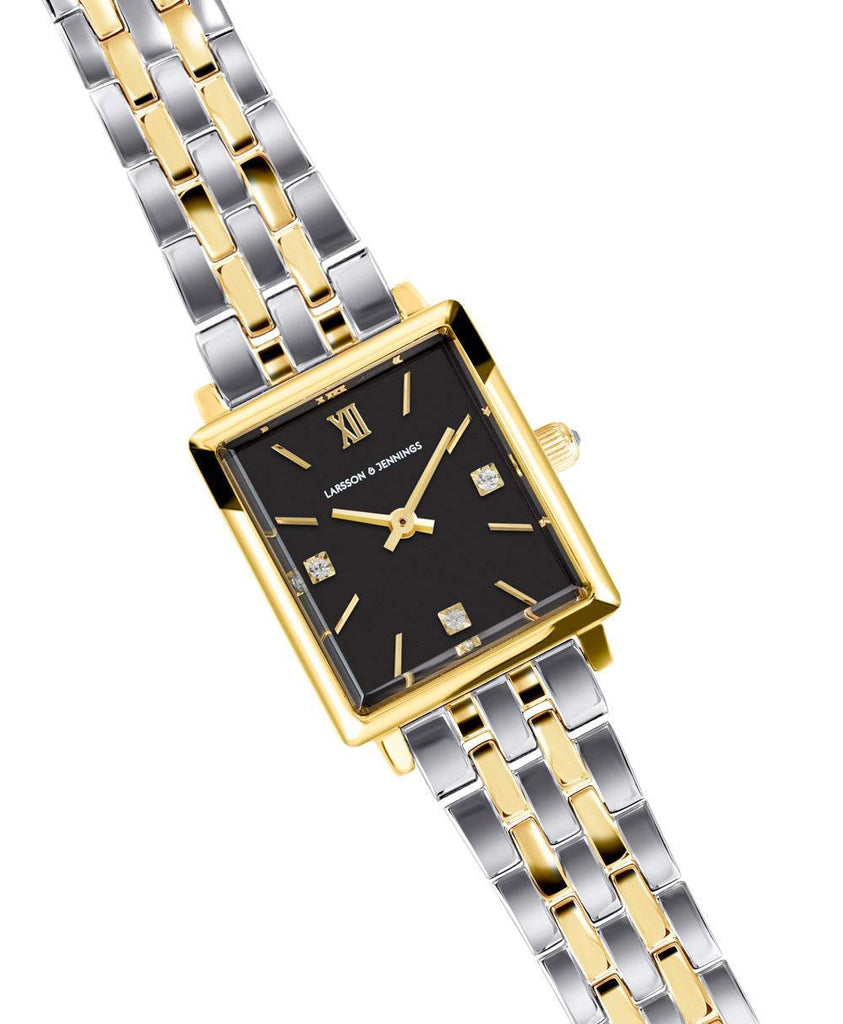 Boyfriend Mini Elevate Mixed Gold Black 31mm - Larsson & Jennings | Official Store