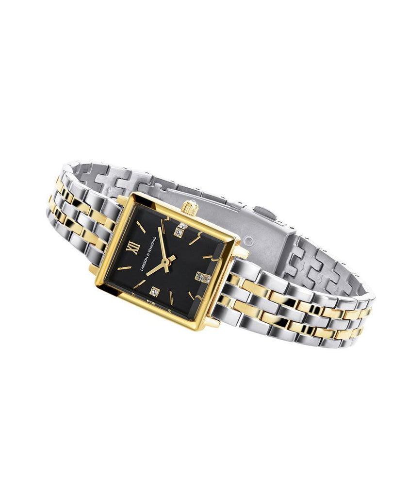 Boyfriend Mini Elevate Mixed Gold Black 31mm - Larsson & Jennings | Official Store