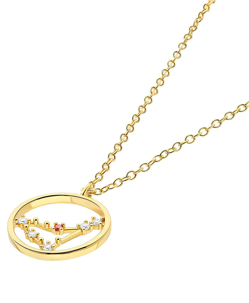 Zodiac Necklace Capricorn 18ct Gold Plated - Larsson & Jennings | Official Store