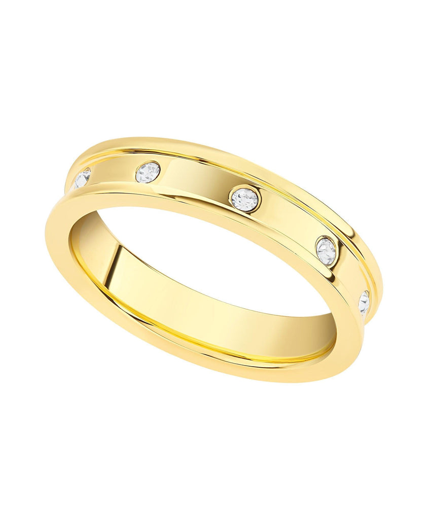 Eevi Ring White 18ct Gold Plated - Larsson & Jennings | Official Store