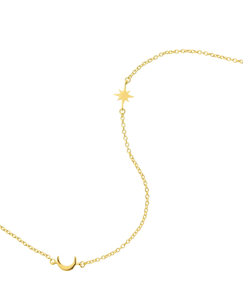 Elise Necklace 18ct Gold Plated - Larsson & Jennings | Official Store