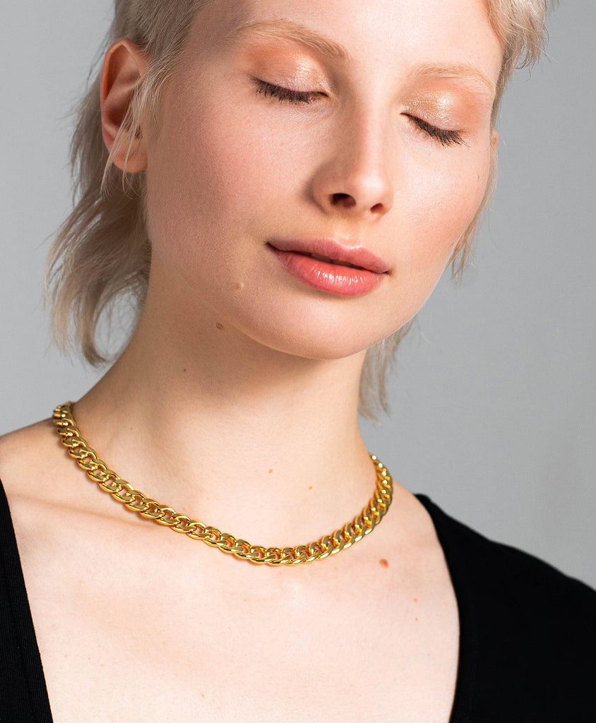 Erla Necklace 18ct Gold Plated - Larsson & Jennings | Official Store