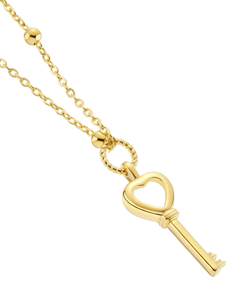 Key Necklace 18ct Gold Plated - Larsson & Jennings | Official Store