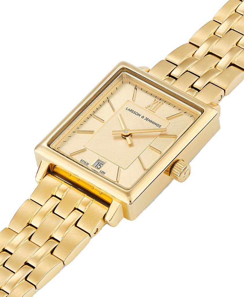 Boyfriend Mini Classic Gold Gold 31mm - Larsson & Jennings | Official Store