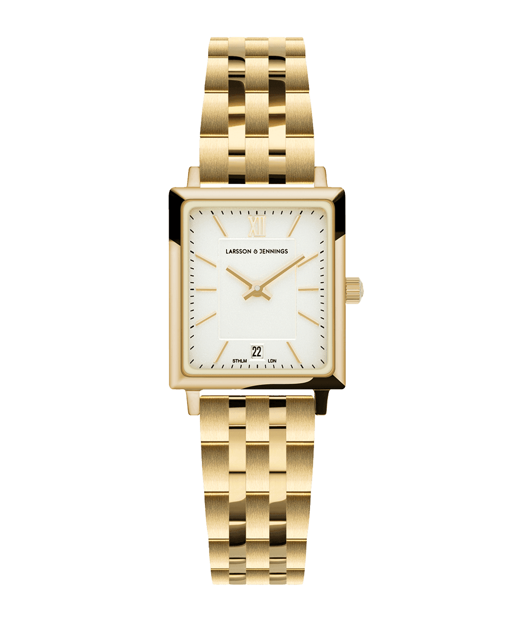 Boyfriend Mini Classic Gold White 31mm – Larsson & Jennings