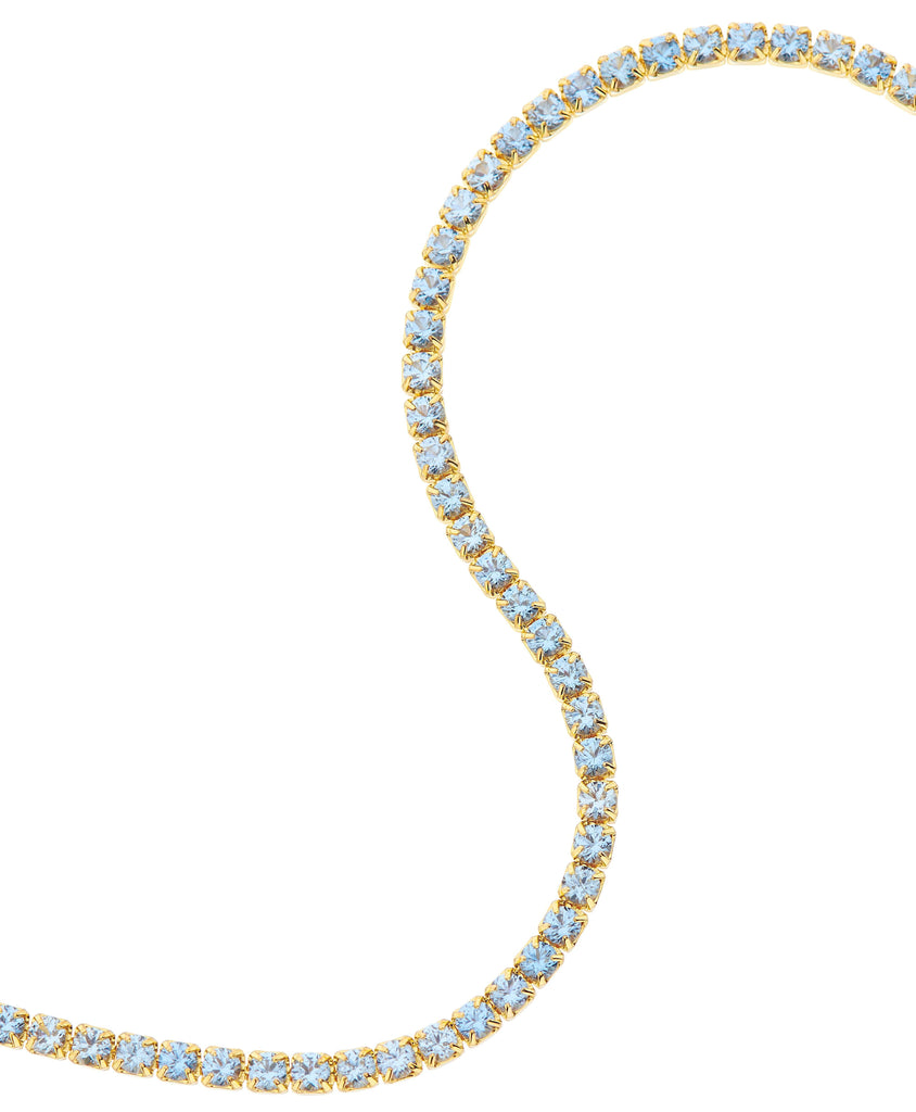 Mila Necklace Blue 18ct Gold Plated - Larsson & Jennings | Official Store