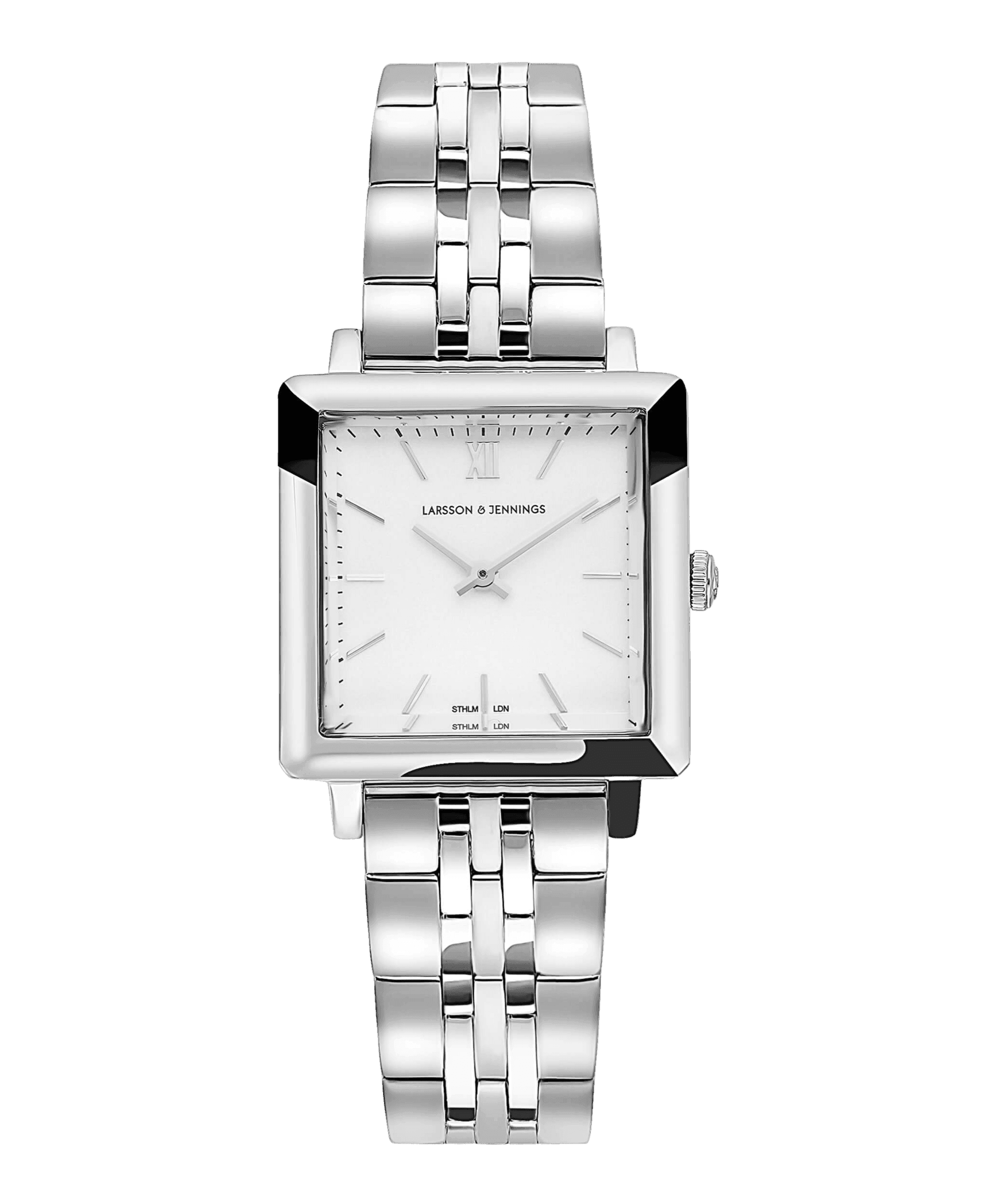 Norse Link 34mm Silver – Larsson & Jennings | Official Store Norse Link 34mm Silver – Larsson & Jennings | Official Store