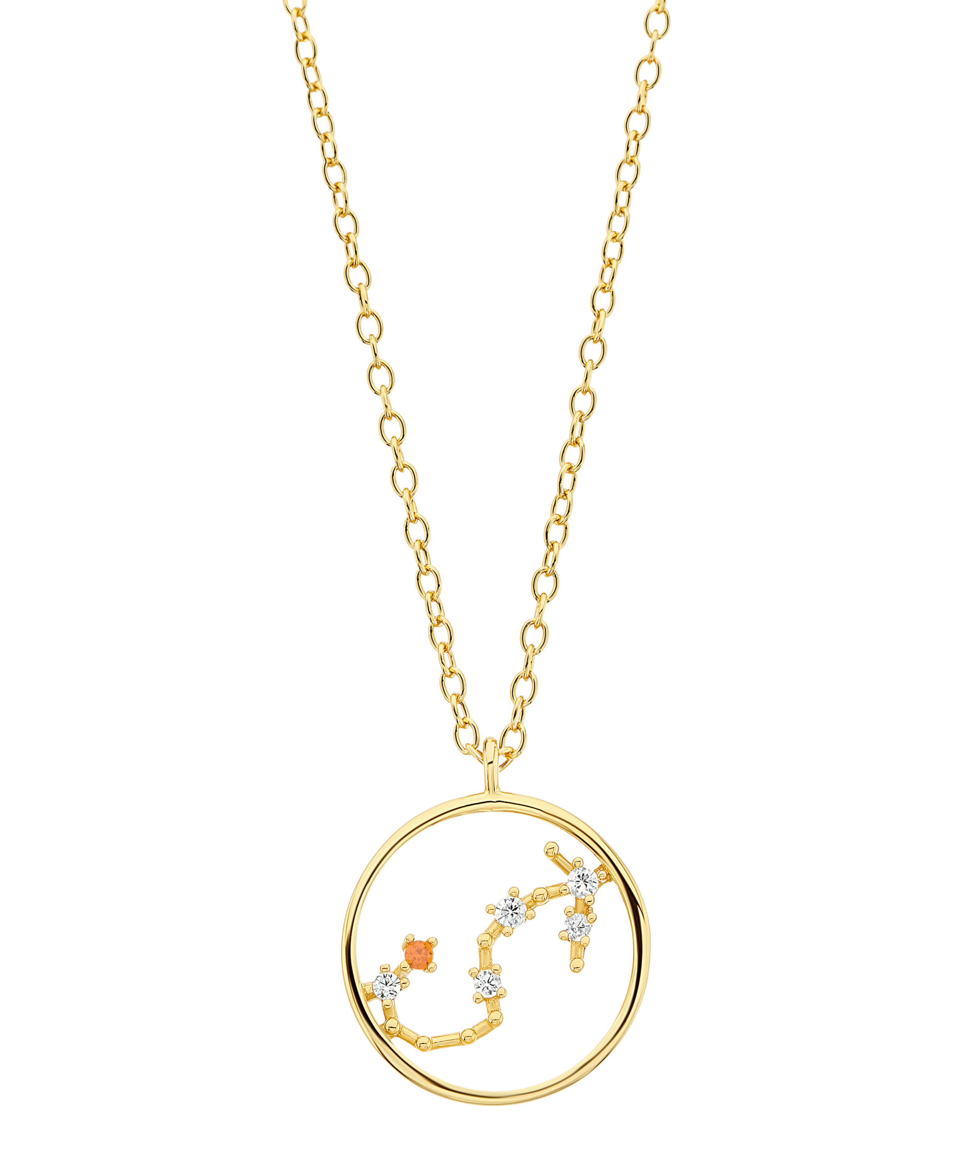 Zodiac Necklace Scorpio 18ct Gold Plated
