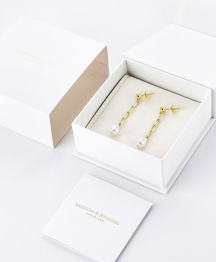 Iben Earring 18ct Gold Plated - Larsson & Jennings | Official Store