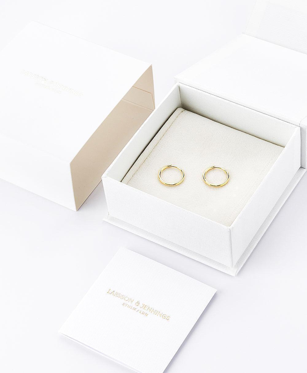 Aya Big Creole 18ct Gold Plated - Larsson & Jennings | Official Store