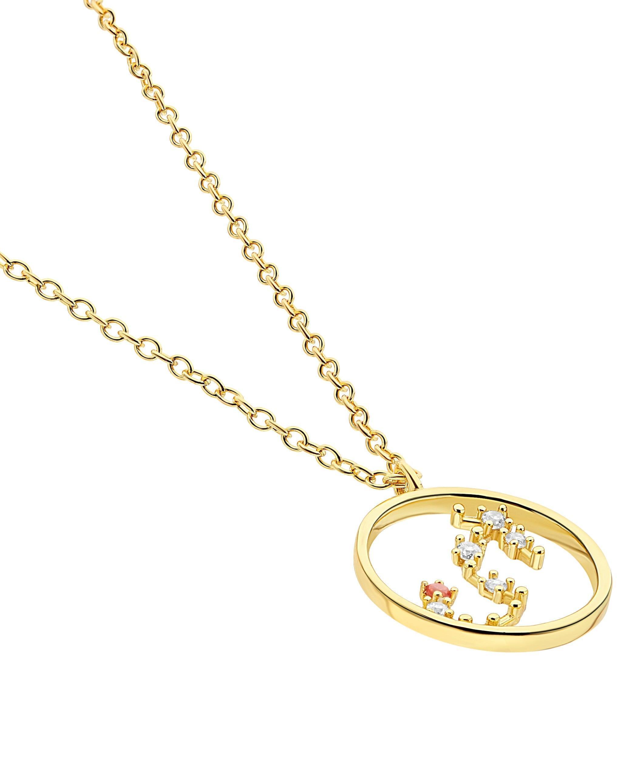 Zodiac Necklace Scorpio 18ct Gold Plated - Larsson & Jennings | Official Store