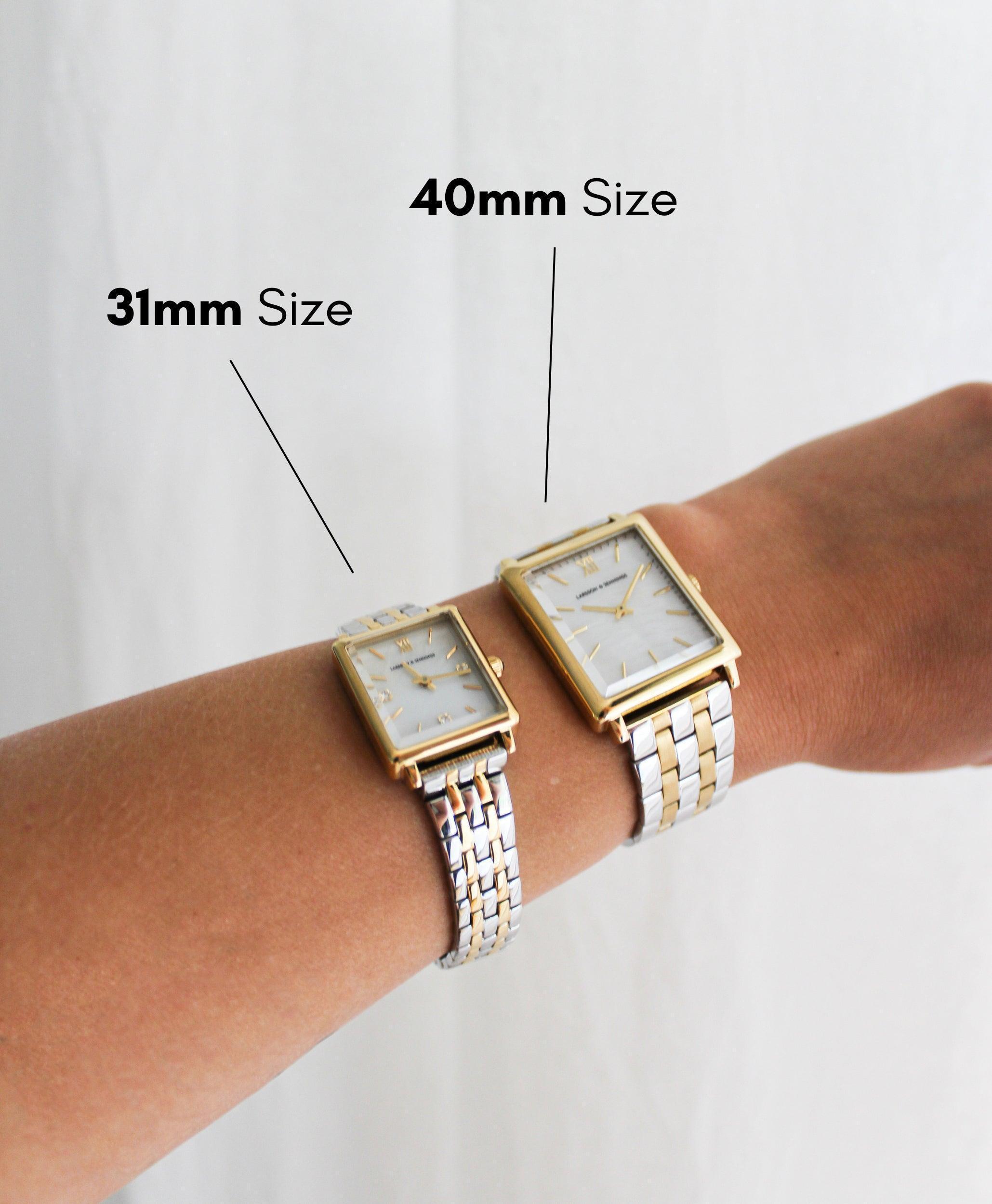 Boyfriend Mini Elevate Mixed Gold Black 31mm - Larsson & Jennings | Official Store