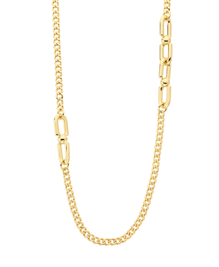 Tuva Split Necklace 18ct Gold Plated - Larsson & Jennings | Official Store