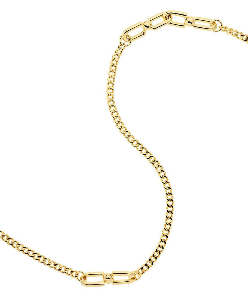 Tuva Split Necklace 18ct Gold Plated - Larsson & Jennings | Official Store