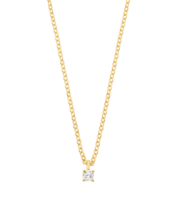 Rosa Necklace White 18ct Gold Plated - Larsson & Jennings | Official Store