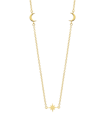 Elise Necklace 18ct Gold Plated - Larsson & Jennings | Official Store