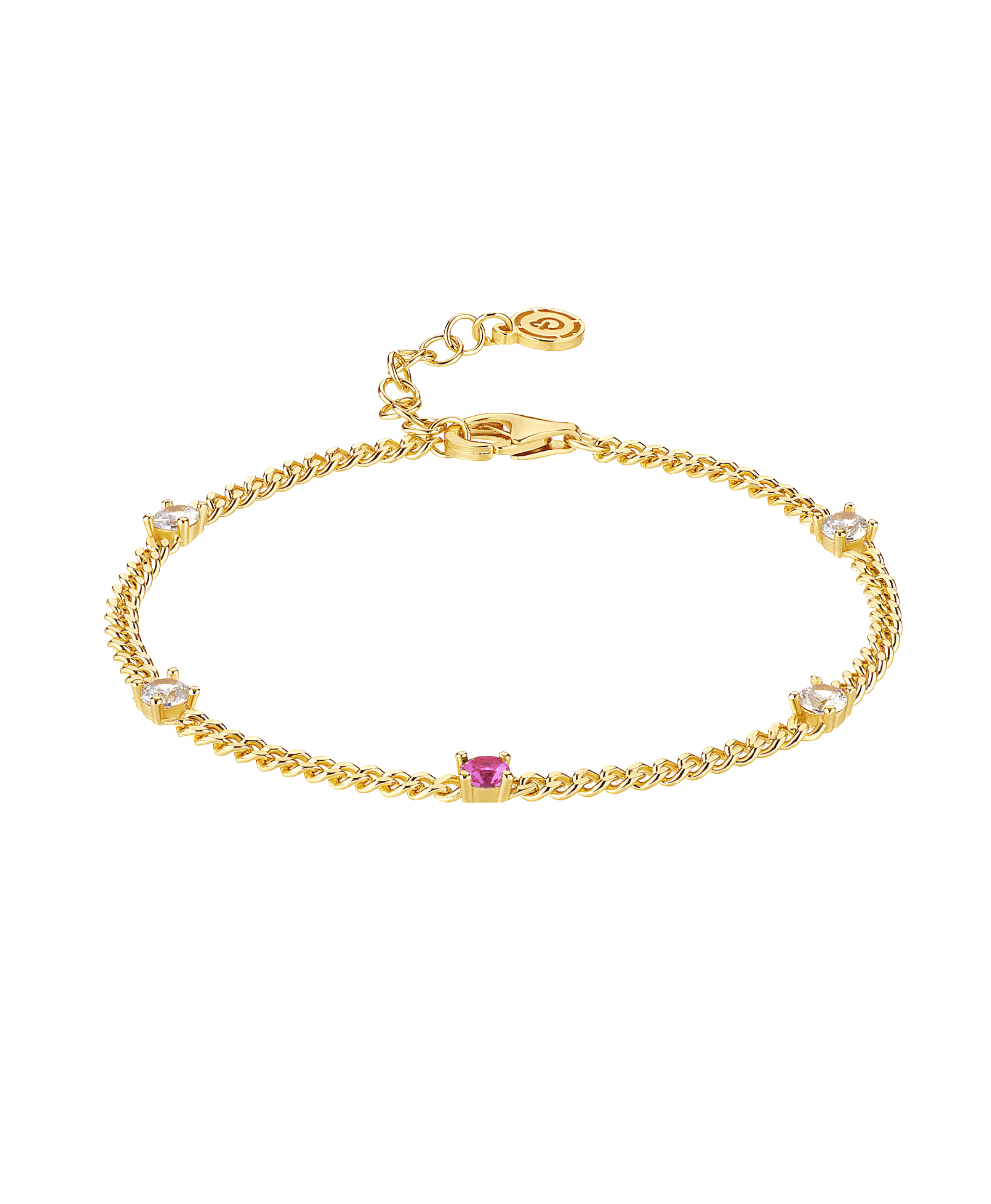 Birthstone Bracelet October 18ct Gold Plated - Larsson & Jennings | Official Store