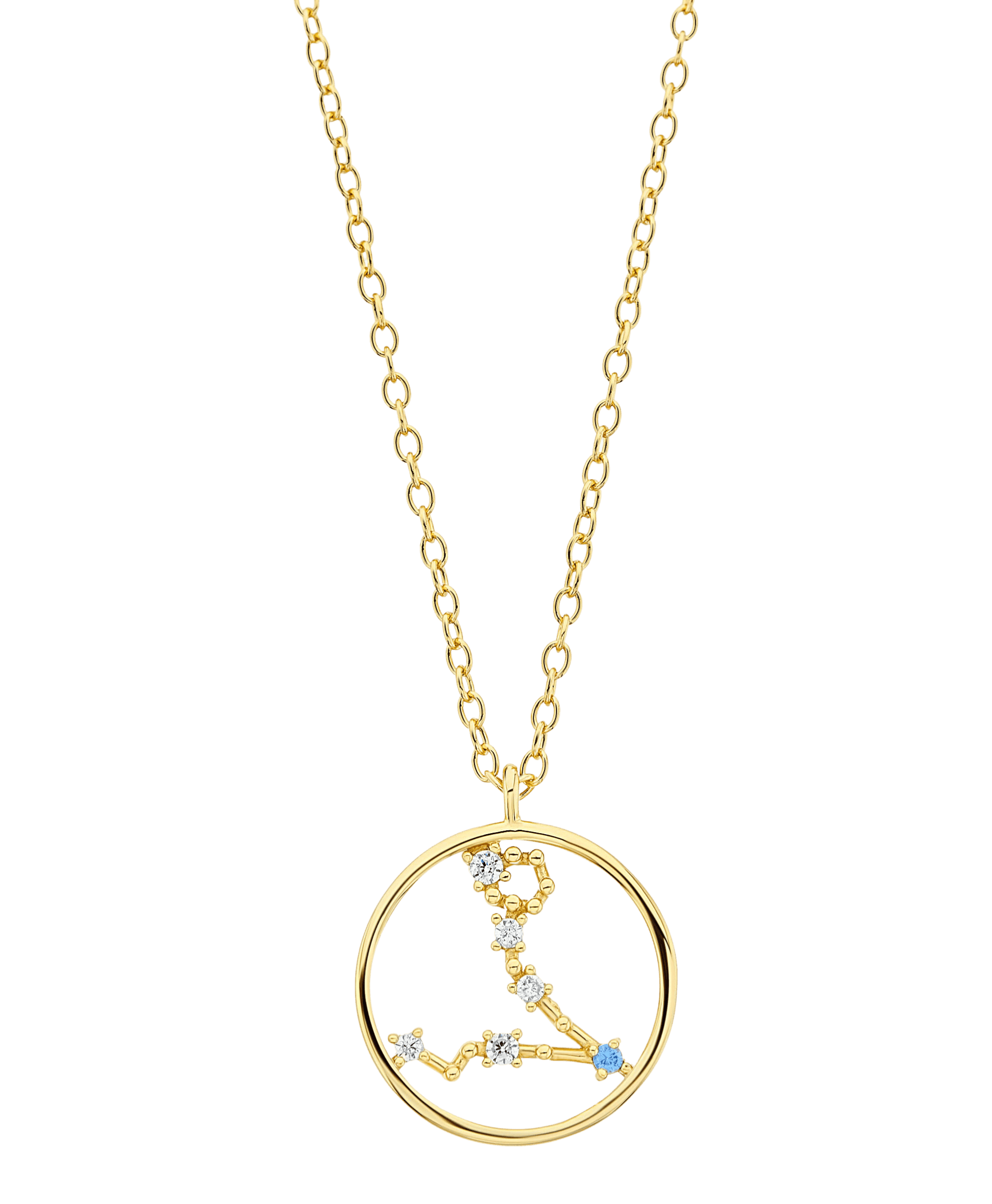 Zodiac Necklace Pisces 18ct Gold Plated - Larsson & Jennings | Official Store