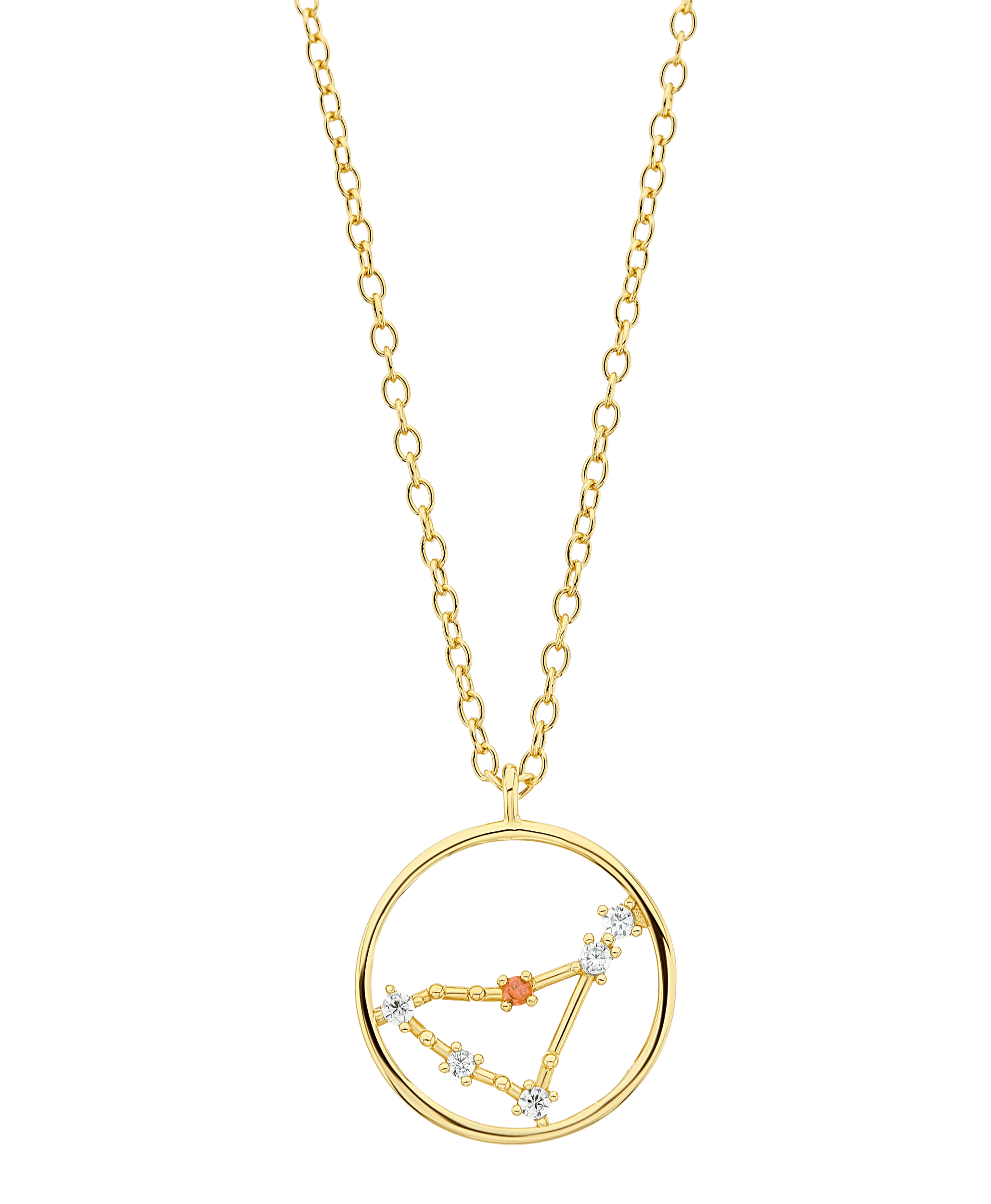 Zodiac Necklace Capricorn 18ct Gold Plated - Larsson & Jennings | Official Store