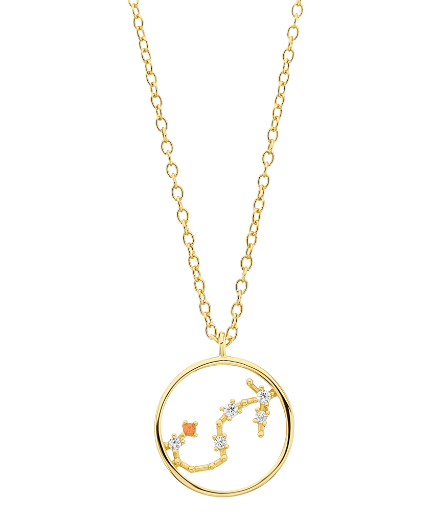 Zodiac Necklace Scorpio 18ct Gold Plated - Larsson & Jennings | Official Store