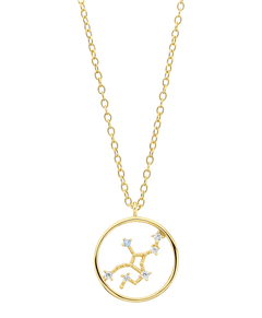 Zodiac Necklace Virgo 18ct Gold Plated - Larsson & Jennings | Official Store