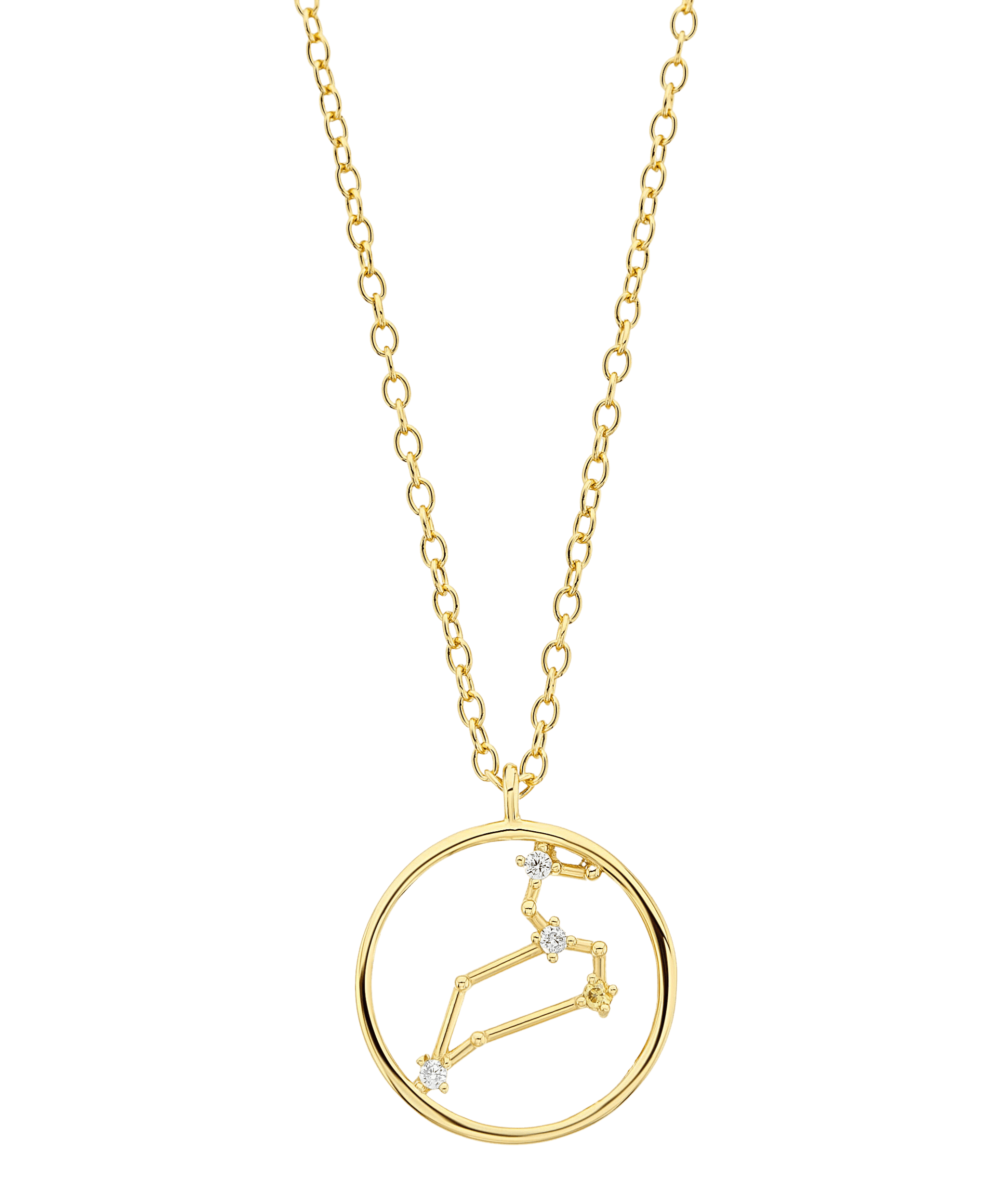 Zodiac Necklace Leo 18ct Gold Plated - Larsson & Jennings | Official Store