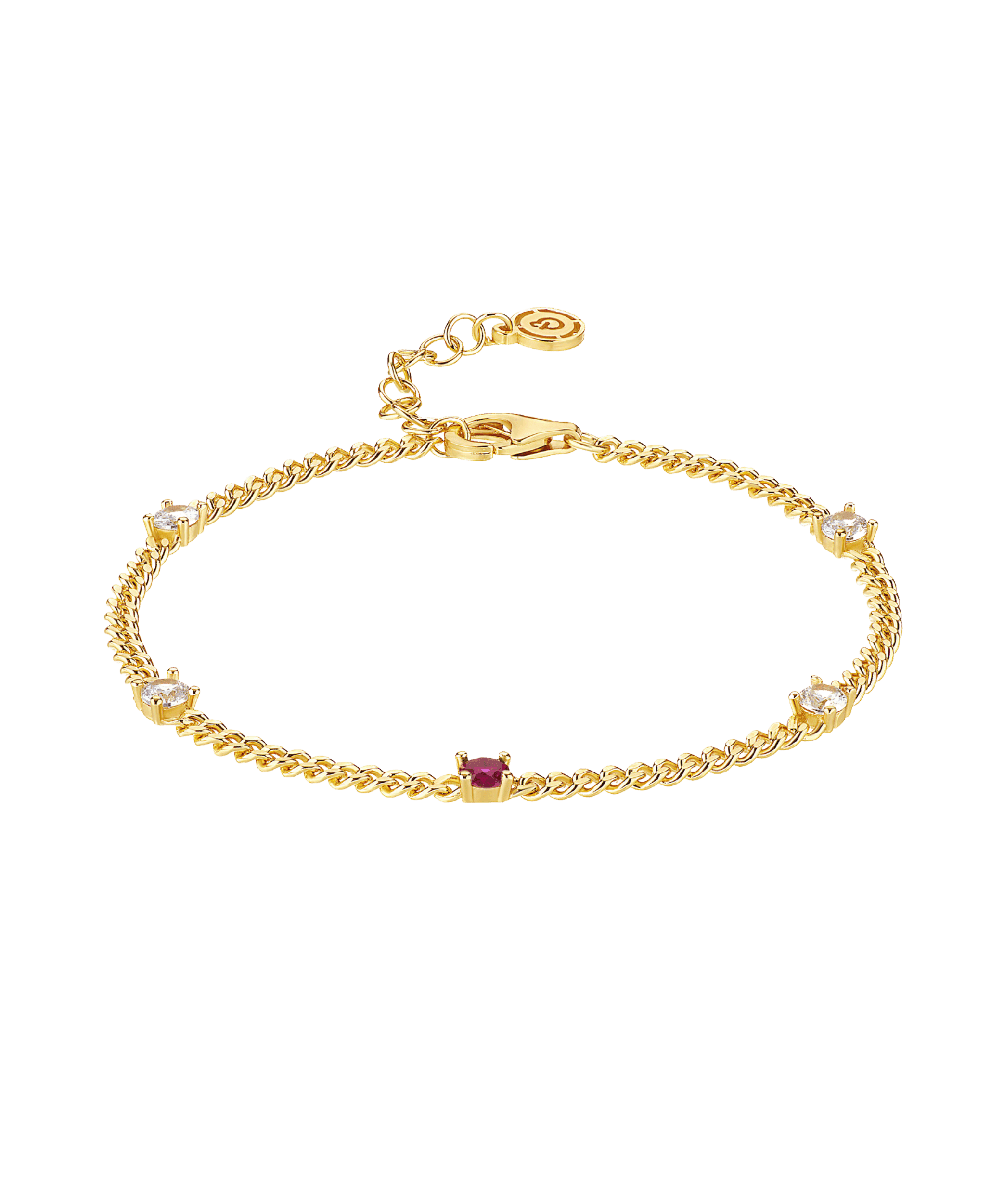 Birthstone Bracelet July 18ct Gold Plated - Larsson & Jennings | Official Store
