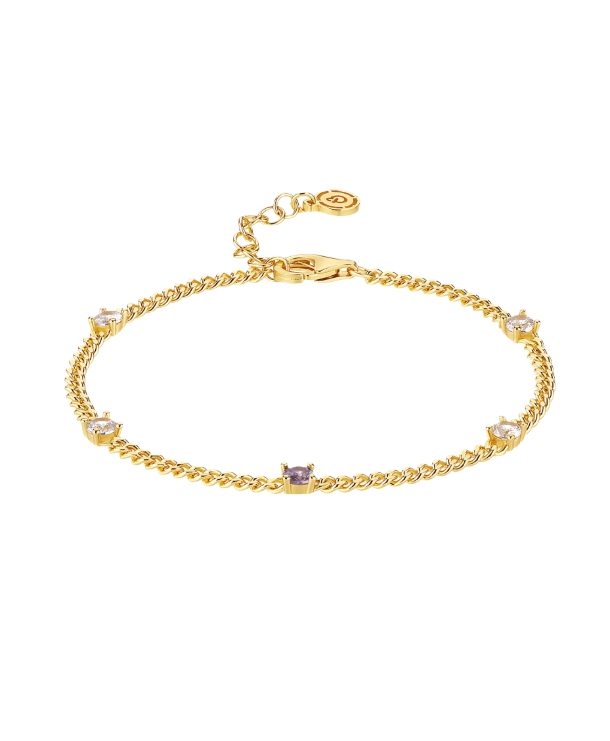 Birthstone Bracelet June 18ct Gold Plated - Larsson & Jennings | Official Store