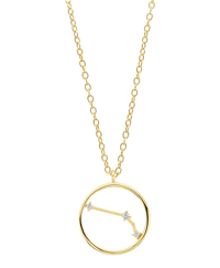 Zodiac Necklace Aries 18ct Gold Plated - Larsson & Jennings | Official Store
