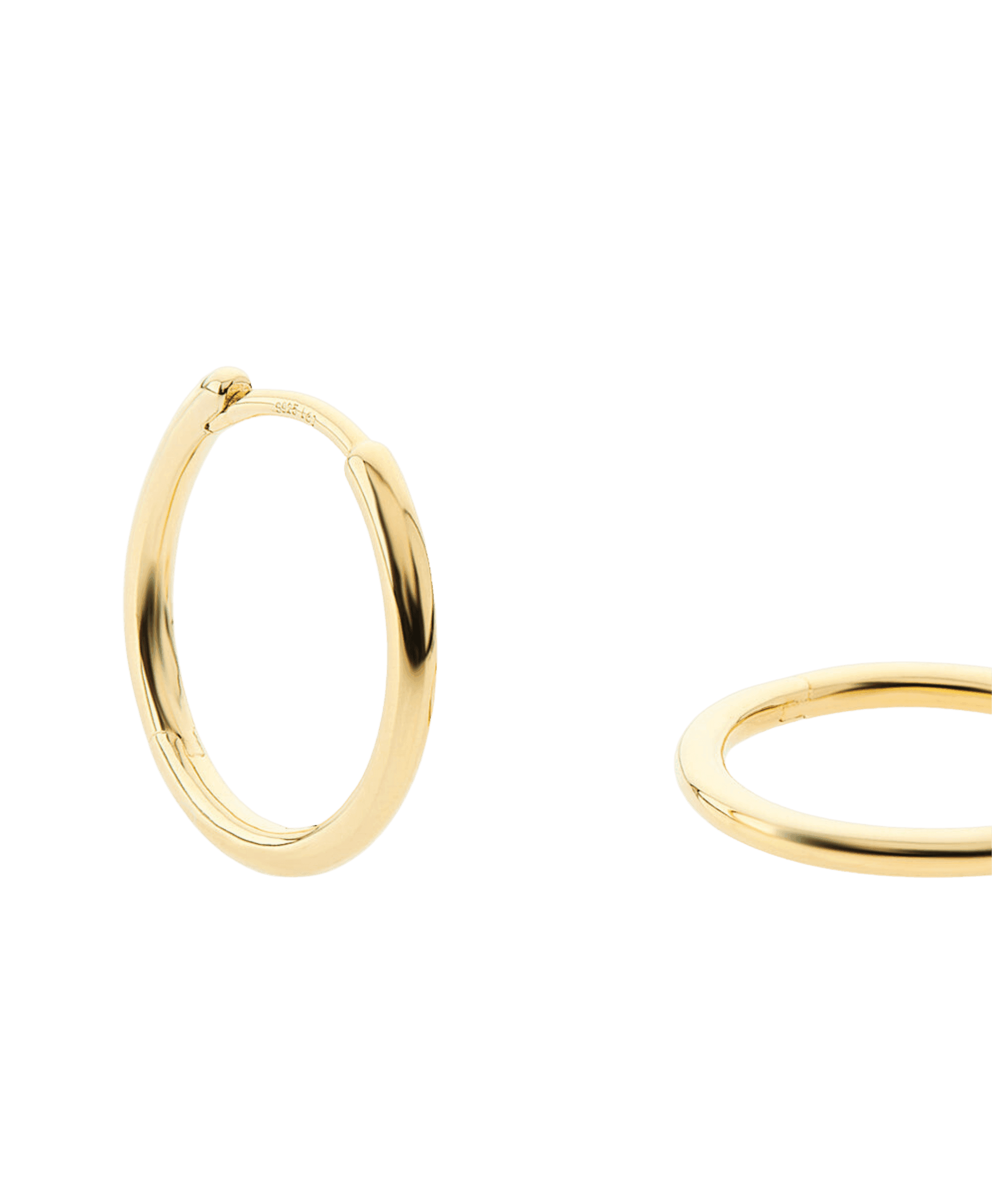 Aya Big Creole 18ct Gold Plated - Larsson & Jennings | Official Store