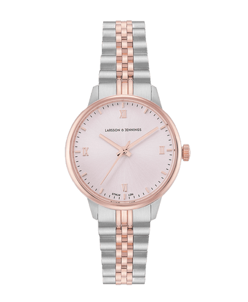 Vivid Link 30mm Rose Gold Pink - Larsson & Jennings | Official Store