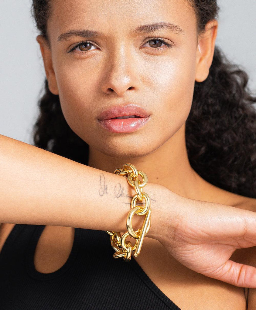 Viveca Bracelet 18ct Gold Plated - Larsson & Jennings | Official Store